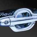 CHROME  DOOR  HANDLE